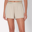 Hanes Originals Women's SuperSoft Comfywear Sleep Shorts, 3.25" Cocoa Butter