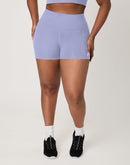 Hanes Moves Women's Bike Shorts, 3" Peri Blue