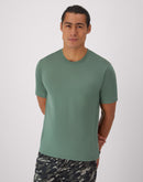 Hanes Moves Men's Air Mesh T-Shirt Herbal Olive Green