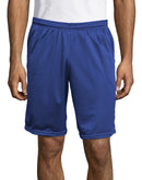 Hanes Sport Men's Mesh Athletic Shorts with Pockets, 9" Surf The Web