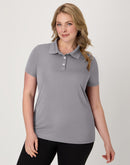 Hanes Sport Cool DRI Women's Performance Polo Shirt Graphite
