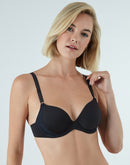 Maidenform One Fab Fit Everyday Modern Demi Underwire Bra Black/Navy Eclipse