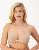 Maidenform One Fab Fit Everyday Full Coverage Racerback Bra Almond W/ Pearl