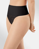 Maidenform Lace Thong Shapewear Black
