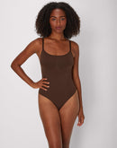 Maidenform Seamless Thong Bodysuit Just Brown