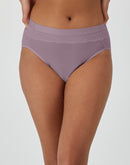 Bali Beautifully Confident Light Leak & Period Protection Hi Cut Perfectly Purple