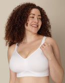 Playtex 18 Hour Side & Back Smoothing Wireless Bra White