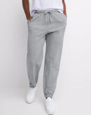 Hanes Essentials Women's Cotton Jersey Joggers, 29" Light Steel