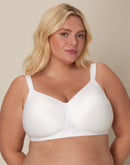 Playtex Secrets Perfectly Smooth Wireless Bra White Stripe