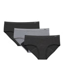 Hanes Comfort, Period. Hipster Underwear, Super Leaks, 3-Pack Assorted