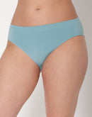 Bali One Smooth U All-Around Smoothing Hi-Cut Panty Blue Patina