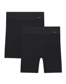 Hanes Moves Women's Anti-Chafe Slip Shorts Black/Black