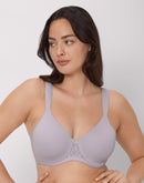 Bali's Coolest Smoothing Underwire T-Shirt Bra Purple Iris