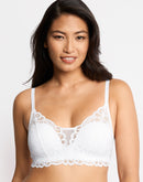 Bali Lace Desire Wireless Bra White