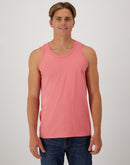 Hanes Unisex Garment Dyed Cotton Tank Coral Craze