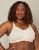 Playtex 18 Hour Active Breathable Comfort Wireless Bra Light Beige