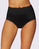 Bali Passion For Comfort Brief Panty Black Lace