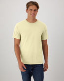 Hanes Unisex Garment Dyed Cotton T-Shirt Summer Squash Yellow