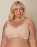 Playtex 18 Hour Side & Back Smoothing Wireless Bra Nude