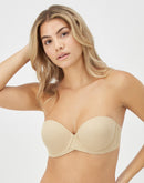 Maidenform Ultimate Stay Put Strapless Underwire Bra Body Beige