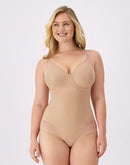 Bali Ultra Light Body Shaper With Lace Nude