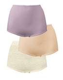 Bali Skimp Skamp Brief, 3-Pack Warm Steel/Soft Taupe/Scattered Leopard Print