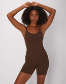 Maidenform Seamless Mid Thigh Bodysuit Just Brown