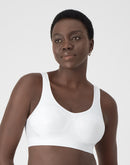 Bali Comfort Revolution ComfortFlex Fit Shaping Wireless Bra White Tropic