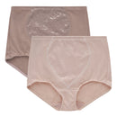 Bali Jacquard Shaping Brief 2-Pack Sandshell Jacquard/Evening Blush