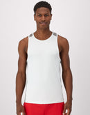 Hanes Moves Men's Air Mesh Tank Pearl/Cool Grey