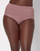 Bali's Coolest Smoothing High Waist Brief Smokey Purple Mauve