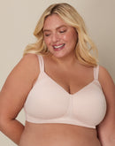 Playtex Secrets Perfectly Smooth Wireless Bra Sandshell Side Panel