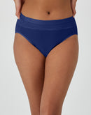 Bali Beautifully Confident Light Leak & Period Protection Hi Cut In The Navy
