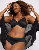 Lilyette by Bali Minimizer Underwire Bra Black