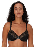 Bali Lace Desire Underwire Bra Black