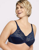 Lilyette by Bali Minimizer Underwire Bra Sailor Blue