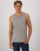 Hanes Unisex Garment Dyed Cotton Tank Concrete Gray