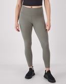 Hanes Moves Leak Protection 7/8 Leggings, 25" Cool Grey