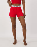Hanes Originals Comfywear Women's Sleep Shorts Shelton Red