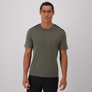 Hanes Moves Men's Air Mesh T-Shirt Grey Encore/Black