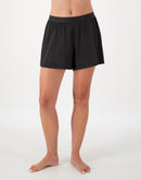 Hanes Originals Women's SuperSoft Comfywear Sleep Shorts, 3.25" Black