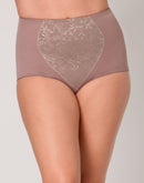Bali Jacquard Shaping Brief 2-Pack Gloss/Mocha Velvet