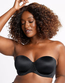 Bali One Smooth U Stay In Place Strapless Bra Black