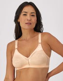 Bali Double Support Lace Wireless Bra Porcelain
