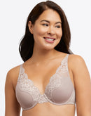 Bali One Smooth U Comfort Stretch Lace Underwire Bra Evening Blush