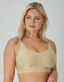 Bali Comfort Revolution ComfortFlex Fit Shaping Wireless Bra Nude Dot