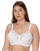 Flower Bali Underwire Bra White