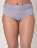 Bali Passion For Comfort Brief Panty Silver Satin