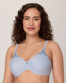 Bali Passion for Comfort Underwire Minimizer Bra Silver Satin