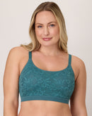 Bali Breathe Cotton Modal Bralette Ever Blue Green